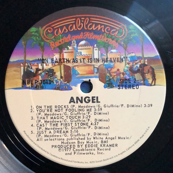 Angel On Earth As It Is In Heaven Vinyl Lp '77 - Picture 6 of 8